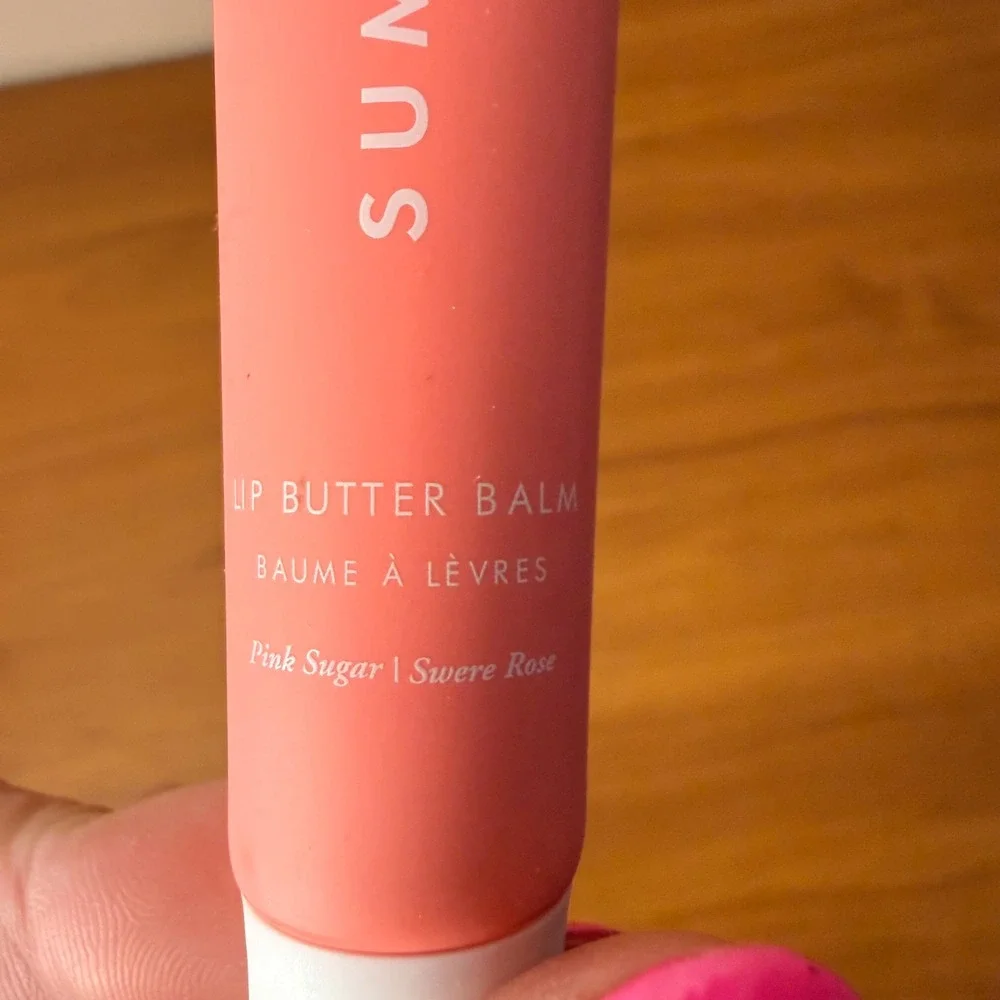Summer Fridays Lip Butter Balm Pink Sugar 15g 0.5oz Vegan Hydrating Lip Gloss